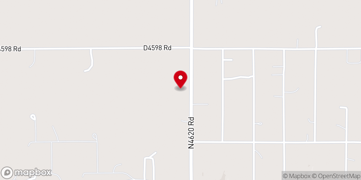 Map showing location of Blunt Baptist Church