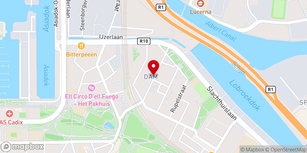 Map showing location of Evangelie Gemeente De Deur Antwerpen