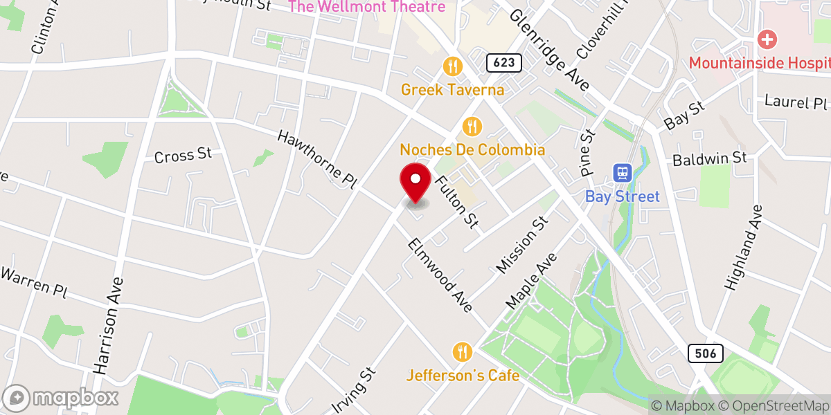 Map showing location of Montclair Fellowship Tabernacle