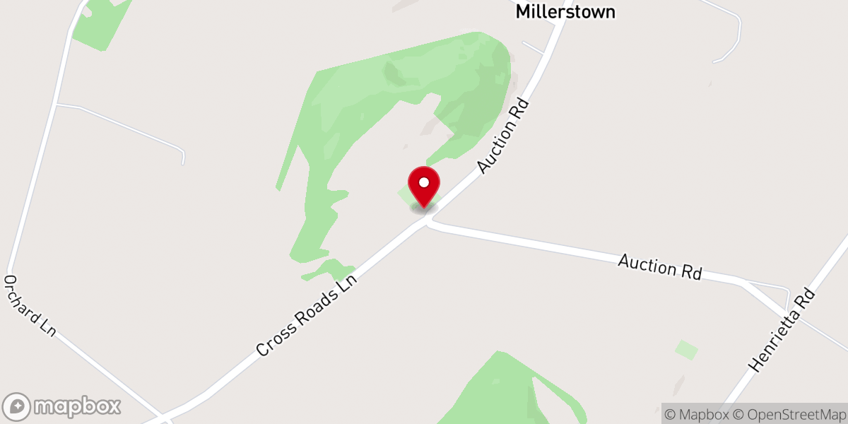 Map showing location of Mount Pleasant Church