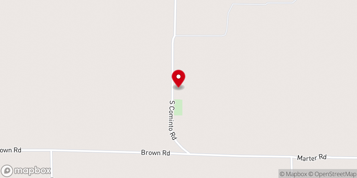 Map showing location of Center Point Missionary Baptist Church