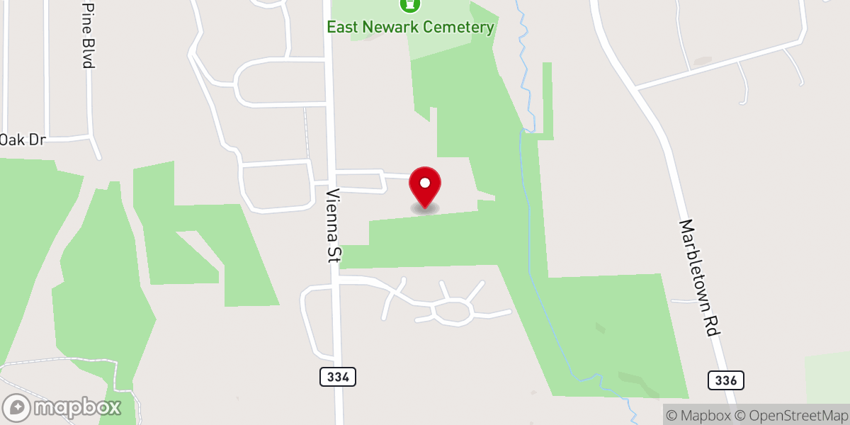 Map showing location of Community Connections Outreach