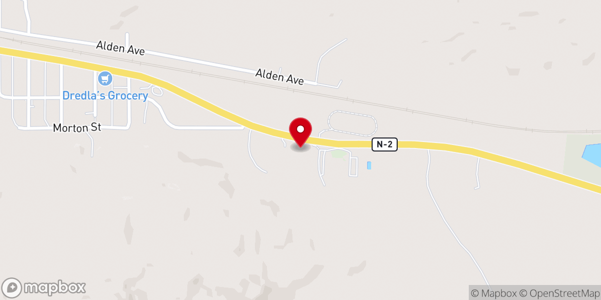 Map showing location of Church of the Sandhills