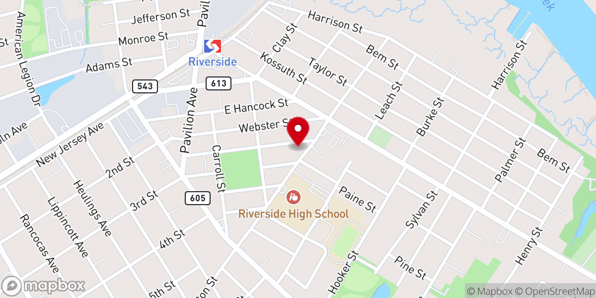 Map showing location of Iglesia Cristiana Fiel y verdadero