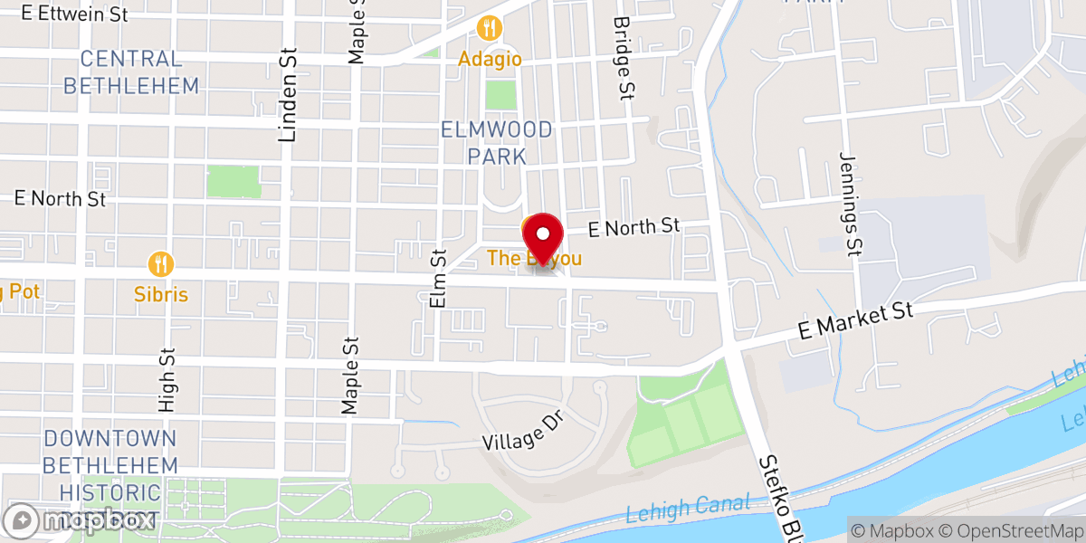 Map showing location of RED Church Lehigh Valley