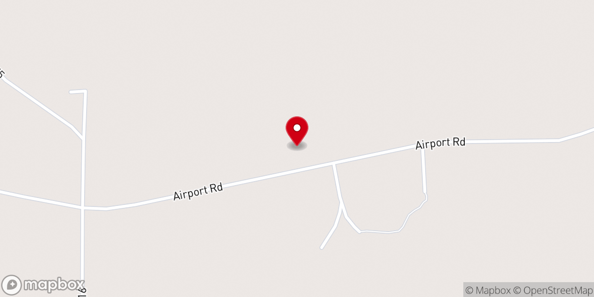 Map showing location of Pine Ridge Church