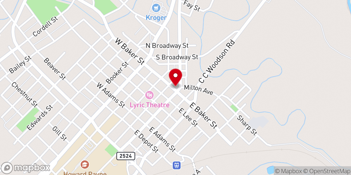 Map showing location of Redeemer Church