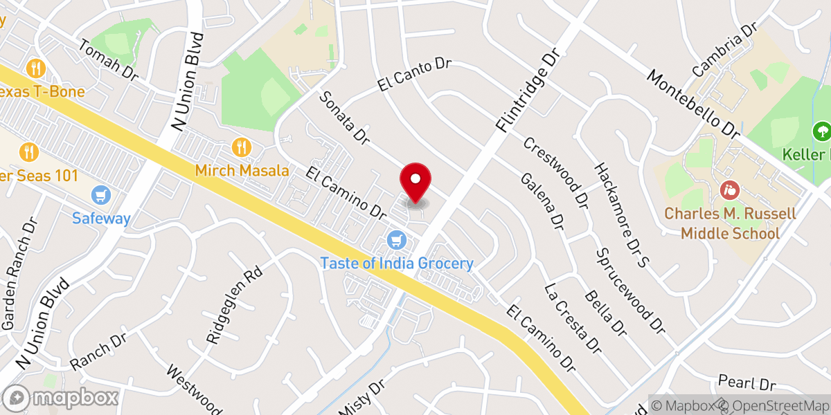 Map showing location of Ascent Church