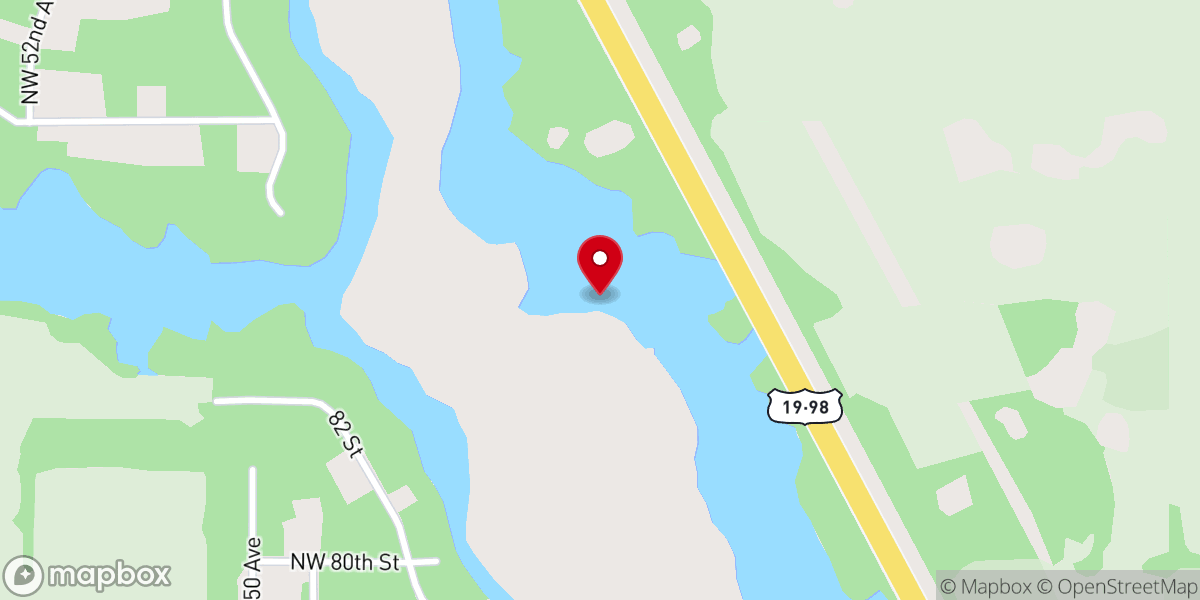 Map showing location of Long pond plantation events