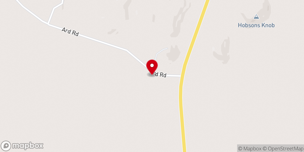 Map showing location of Ard Community Baptist Church