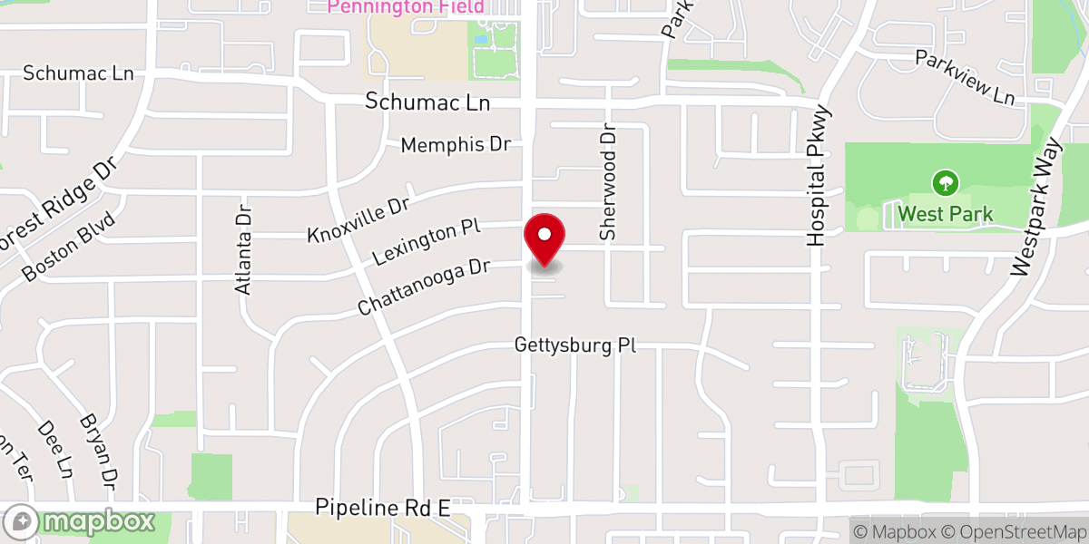 Map showing location of Christian Life Tabernacle