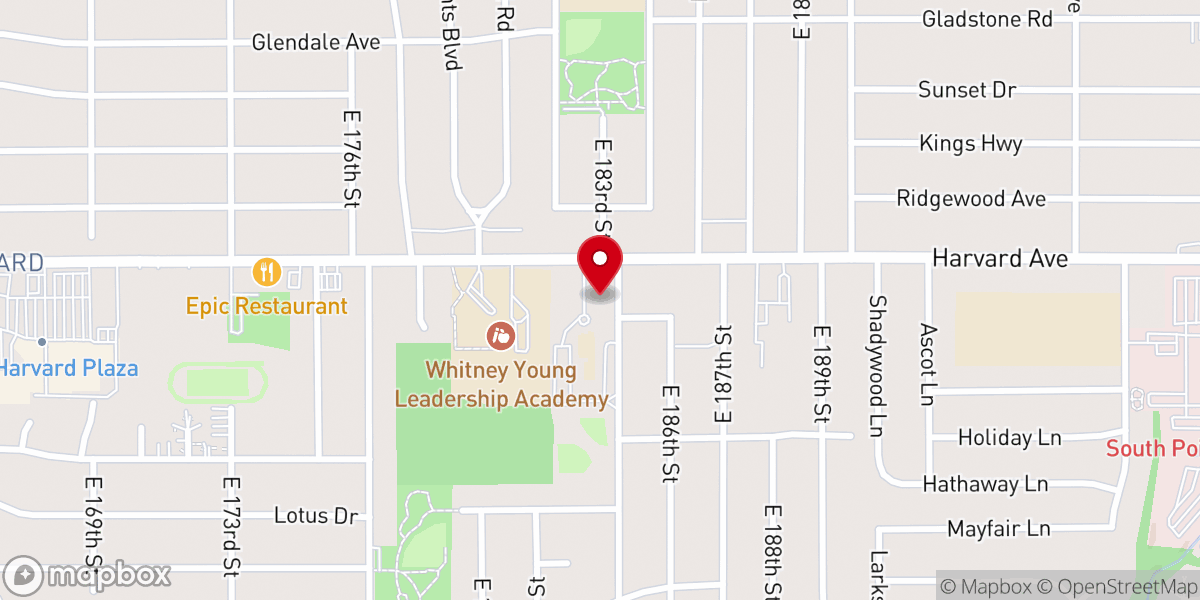 Map showing location of New Living Age Community Inc