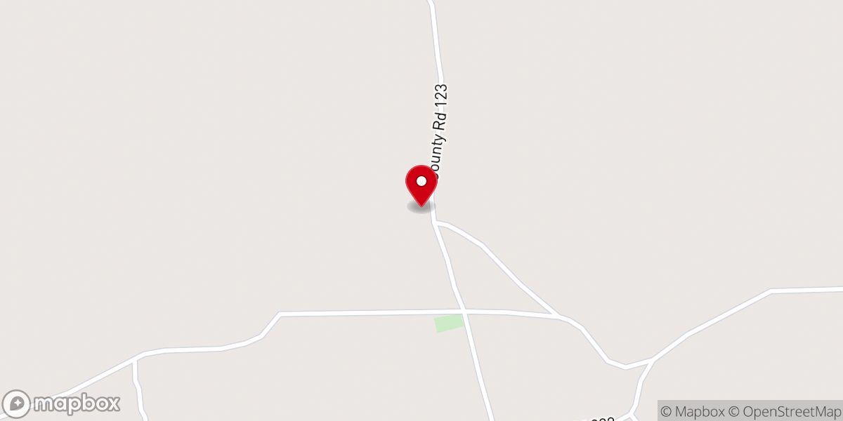 Map showing location of Mount Bethany Church