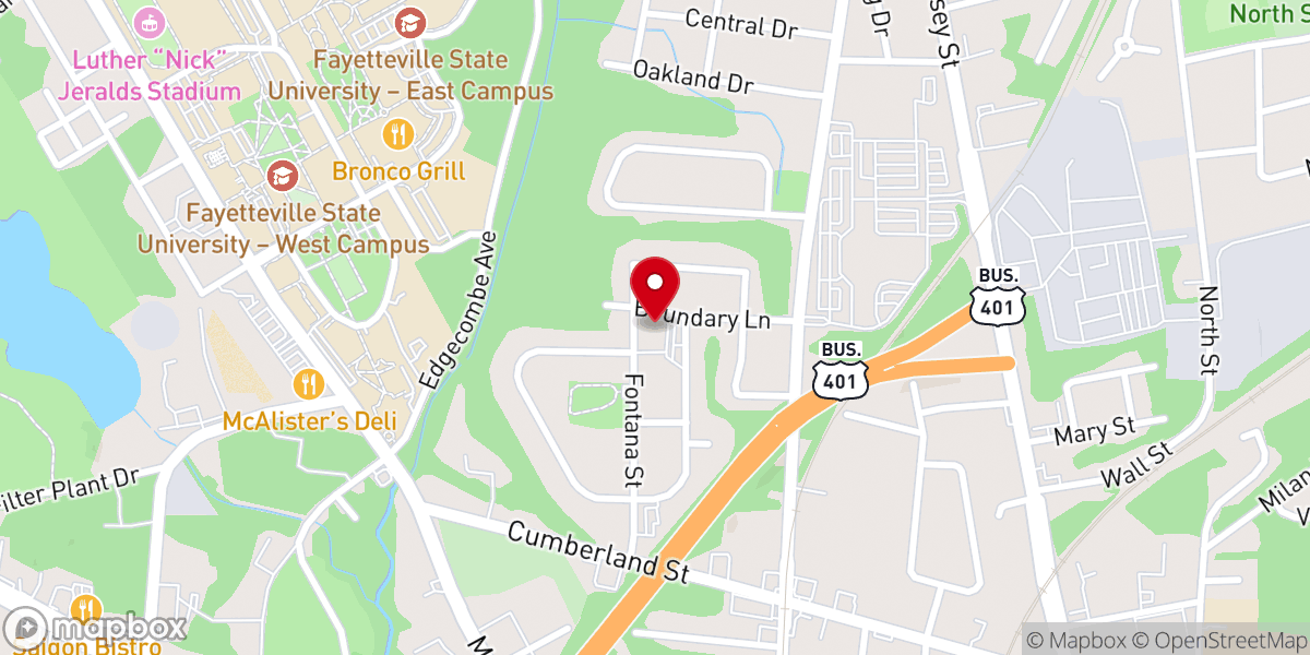 Map showing location of Smith Chapel Free Will Baptist