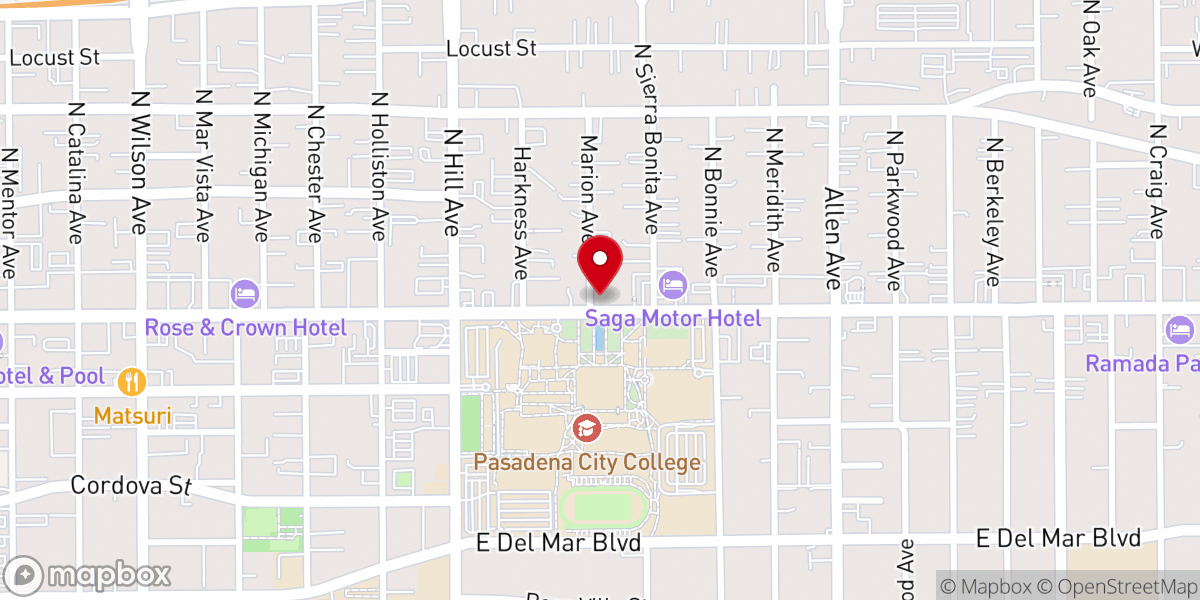 Map showing location of Vision Christian Fellowship