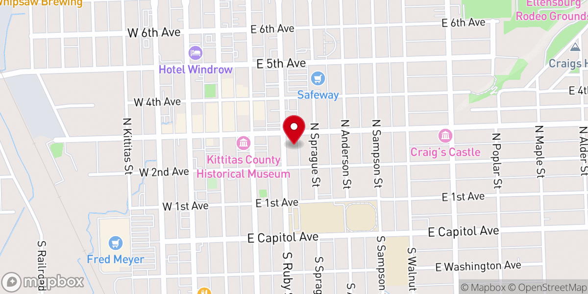 Map showing location of First United Methodist Church