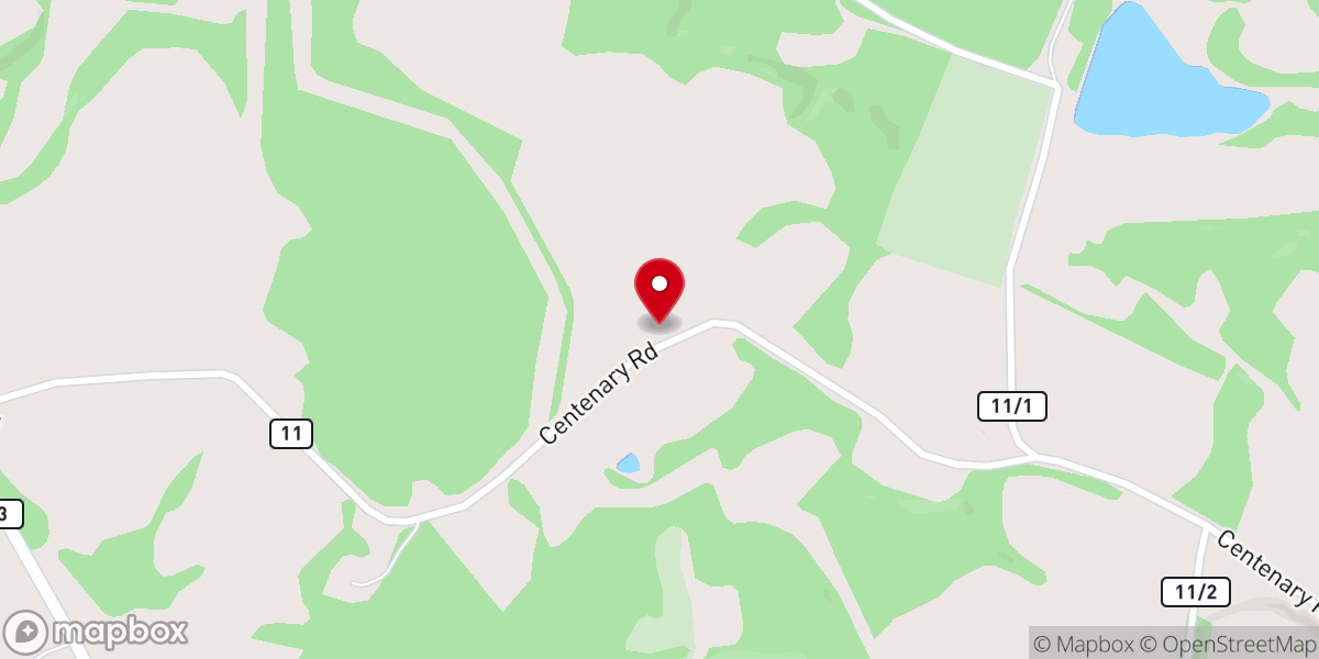Map showing location of Cuzzart Wesleyan Church