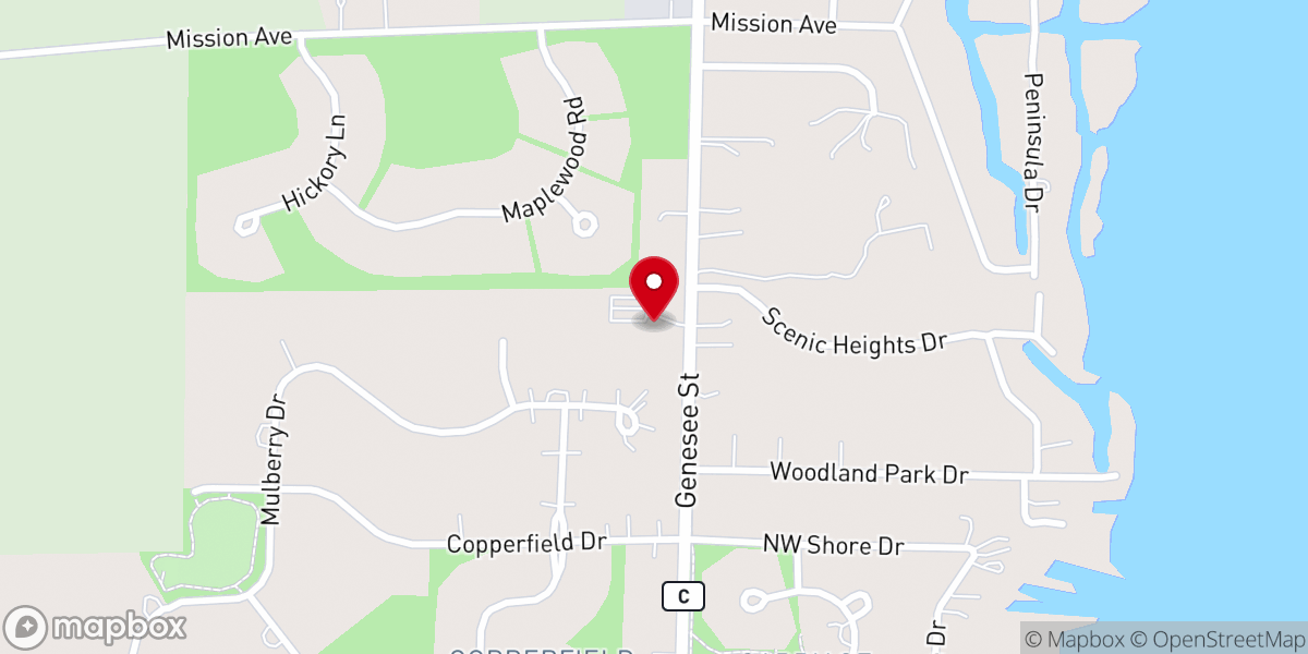 Map showing location of Saint Michaels Anglican Church