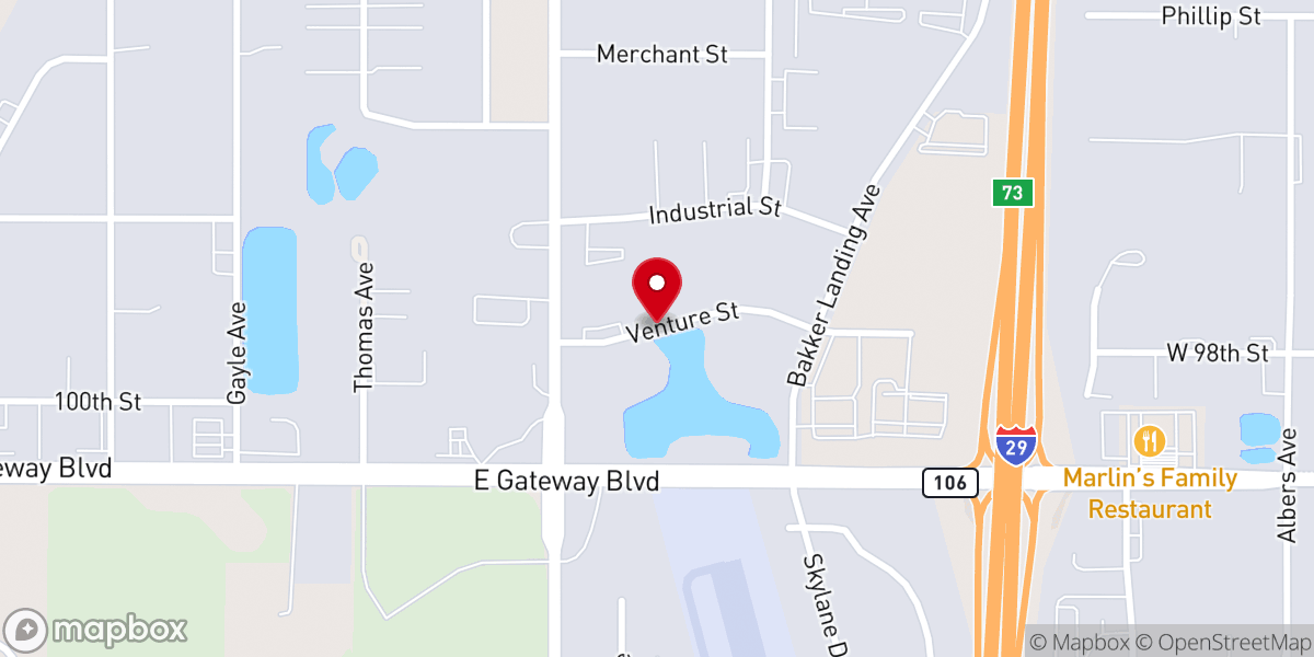Map showing location of Lights up Ministries Inc