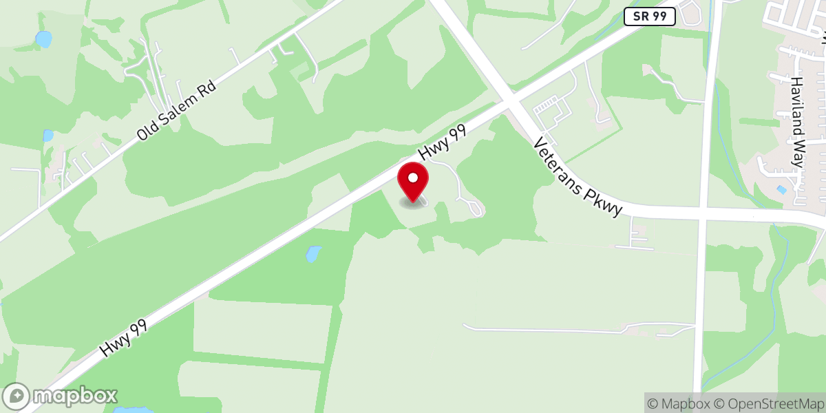 Map showing location of Corner Stone Free Will Baptist Church