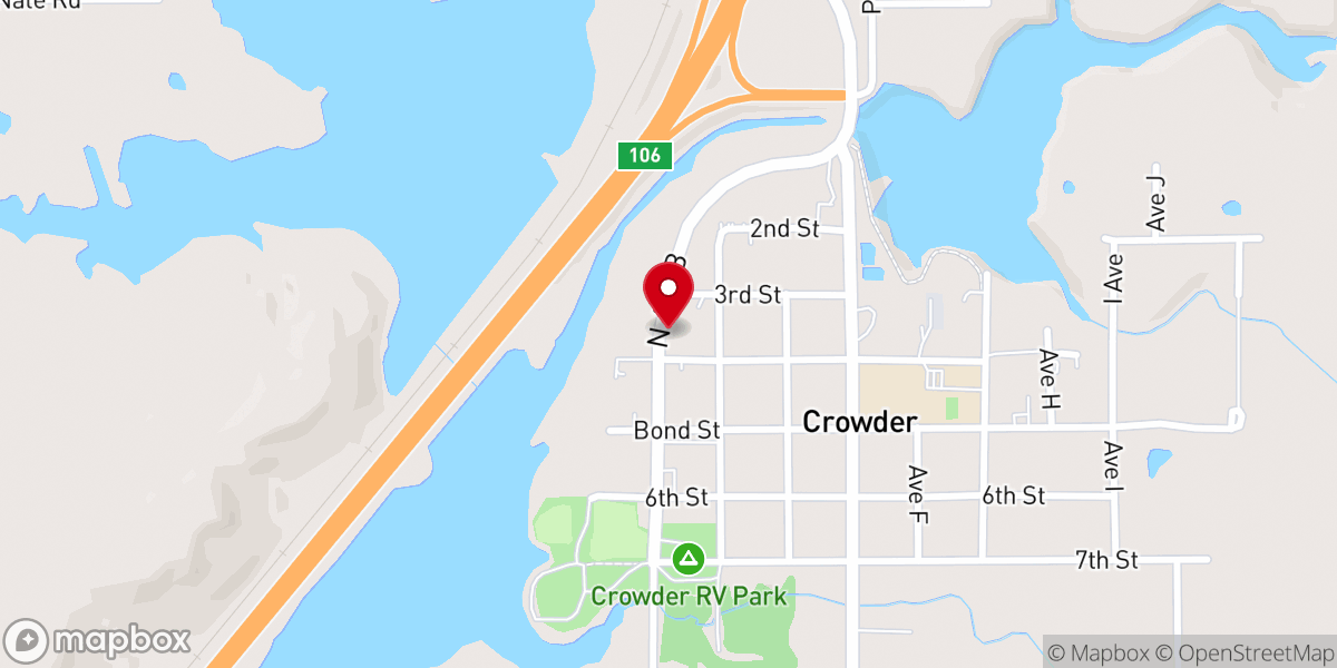 Map showing location of Lakeside One Stop
