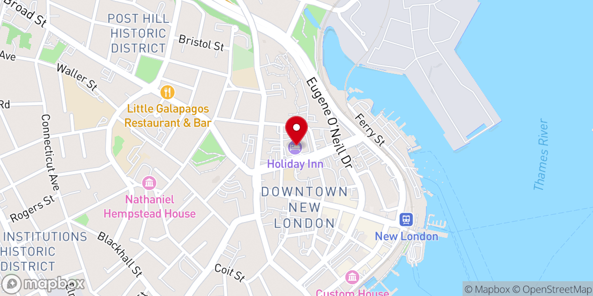 Map showing location of Shoreline Community Bible Church