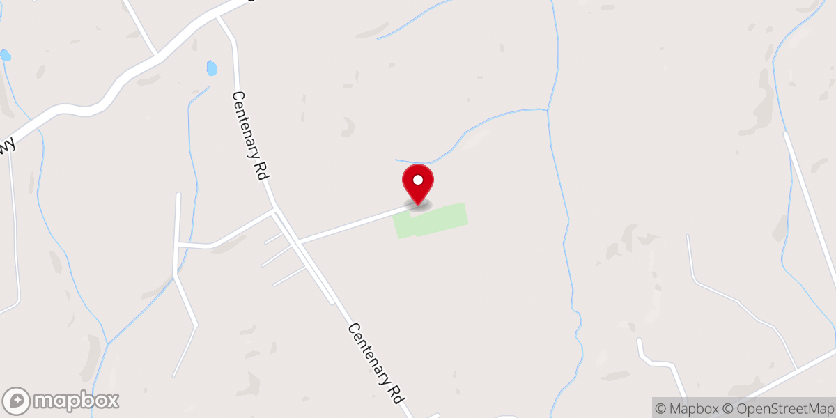 Map showing location of Centenary Baptist Church