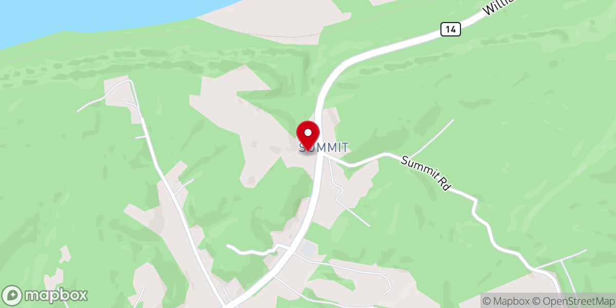 Map showing location of Summit Valley United Methodist