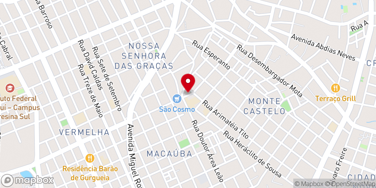 Map showing location of Igreja Pentecostal de Deus do Avivamento Critão