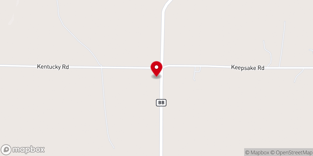 Map showing location of Friendship Church
