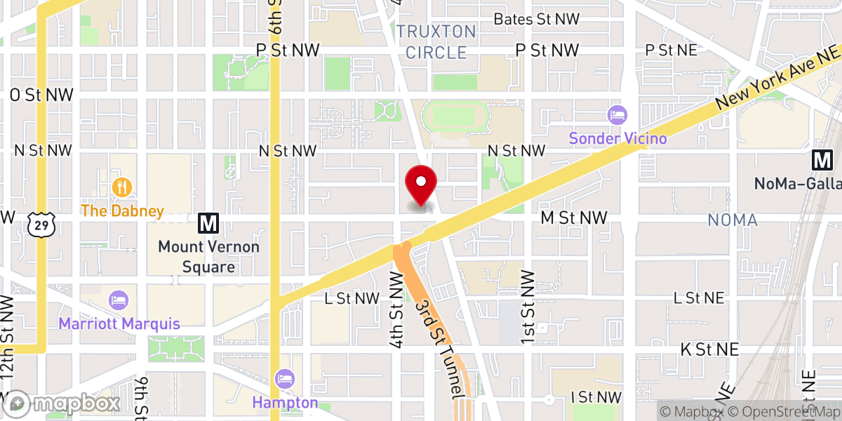 Map showing location of Third Street Church of God