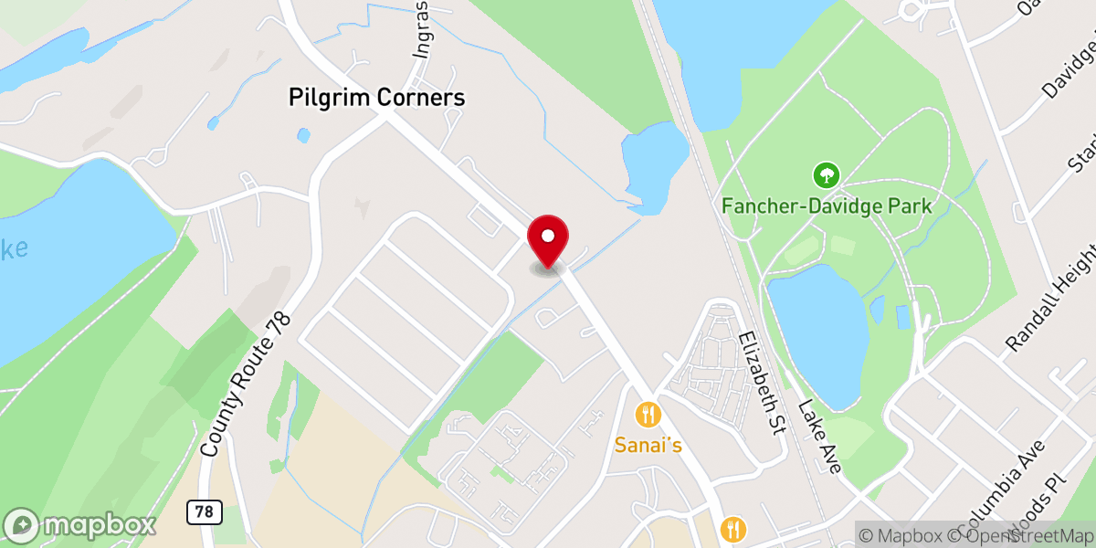 Map showing location of First Haitan Church of God