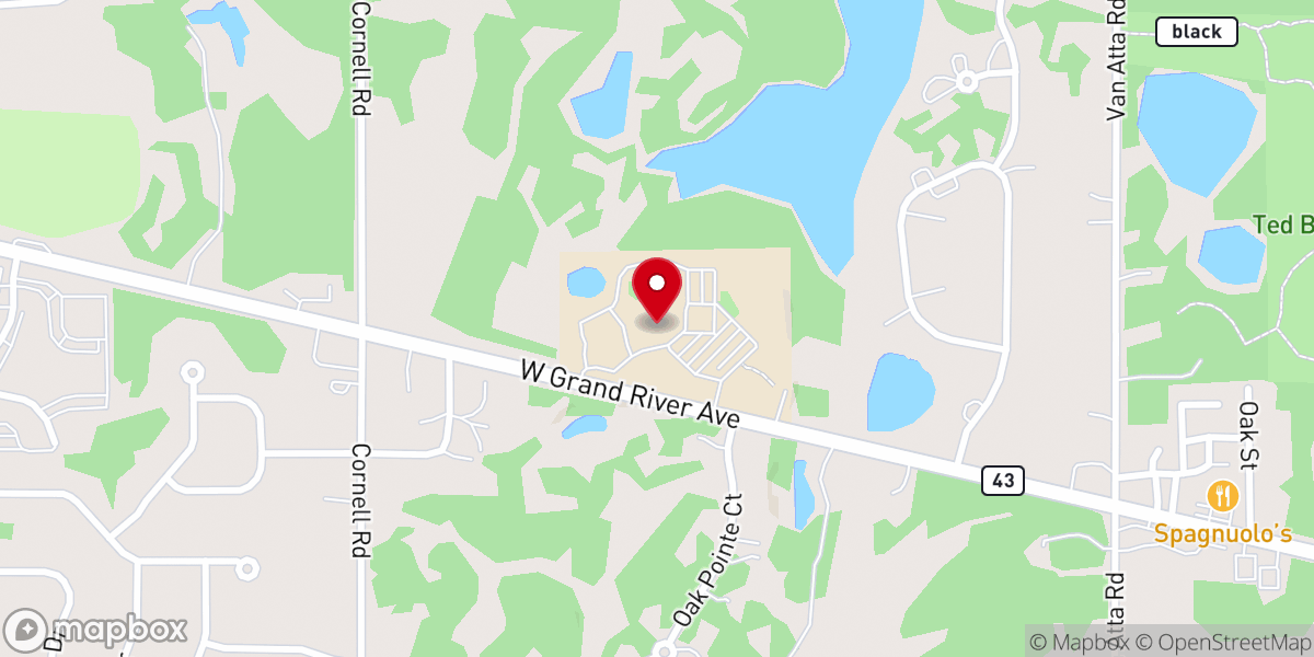 Map showing location of St Martha's Catholic Church