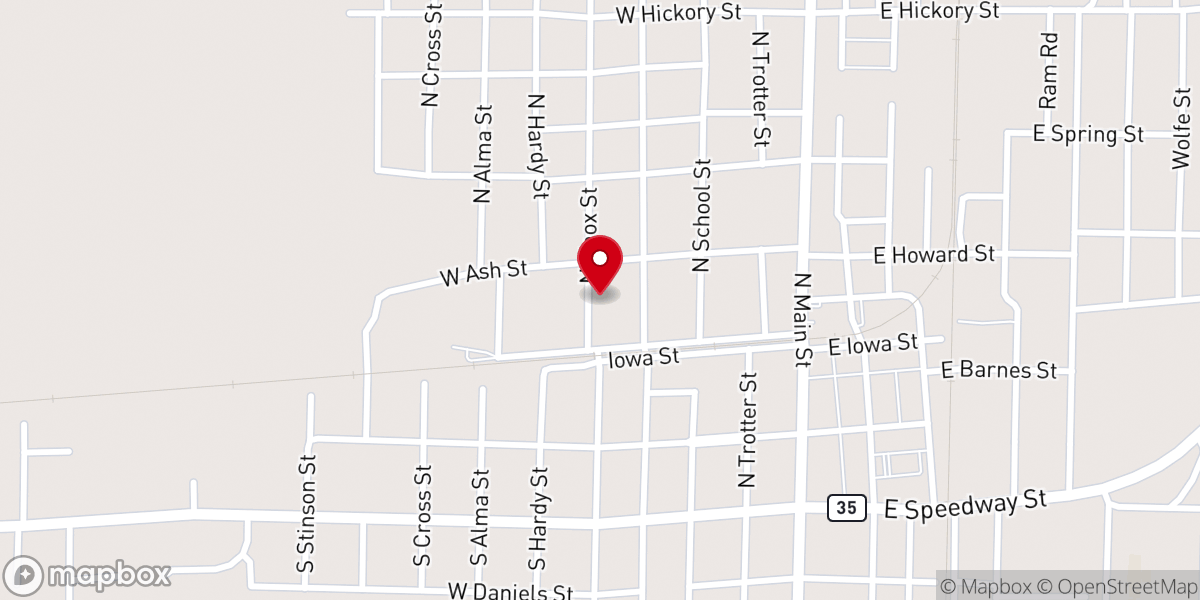 Map showing location of Washington Memorial Church Of God In Christ