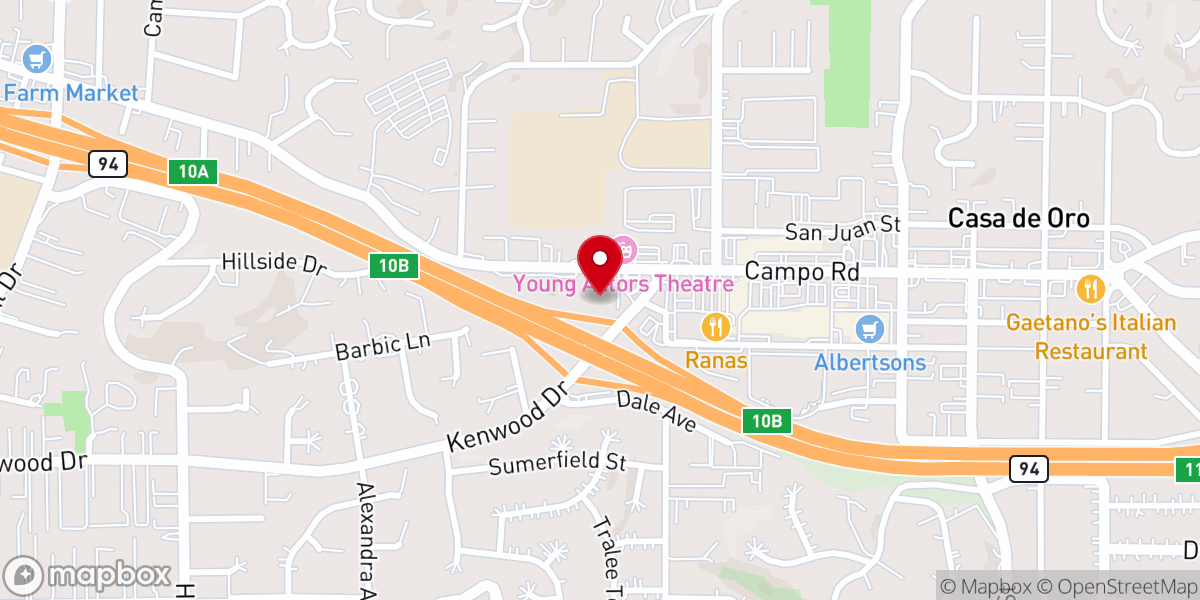 Map showing location of Gridiron Ministries Inc