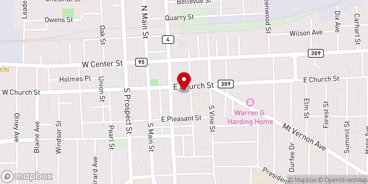 Map showing location of Be Ministries