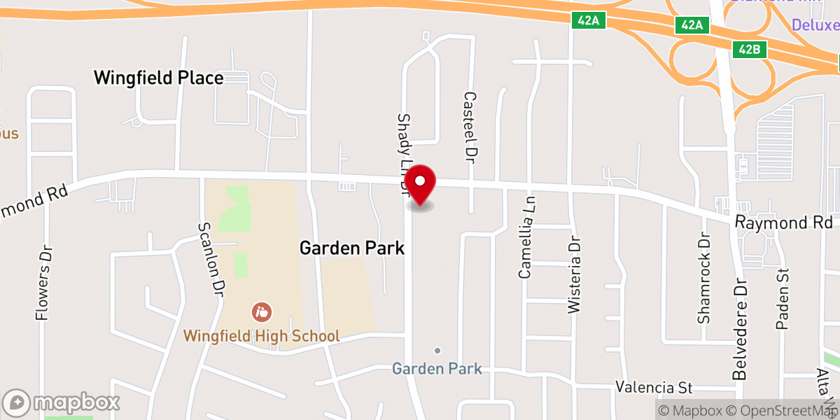 Map showing location of Turning Point Fellowship Ministries International