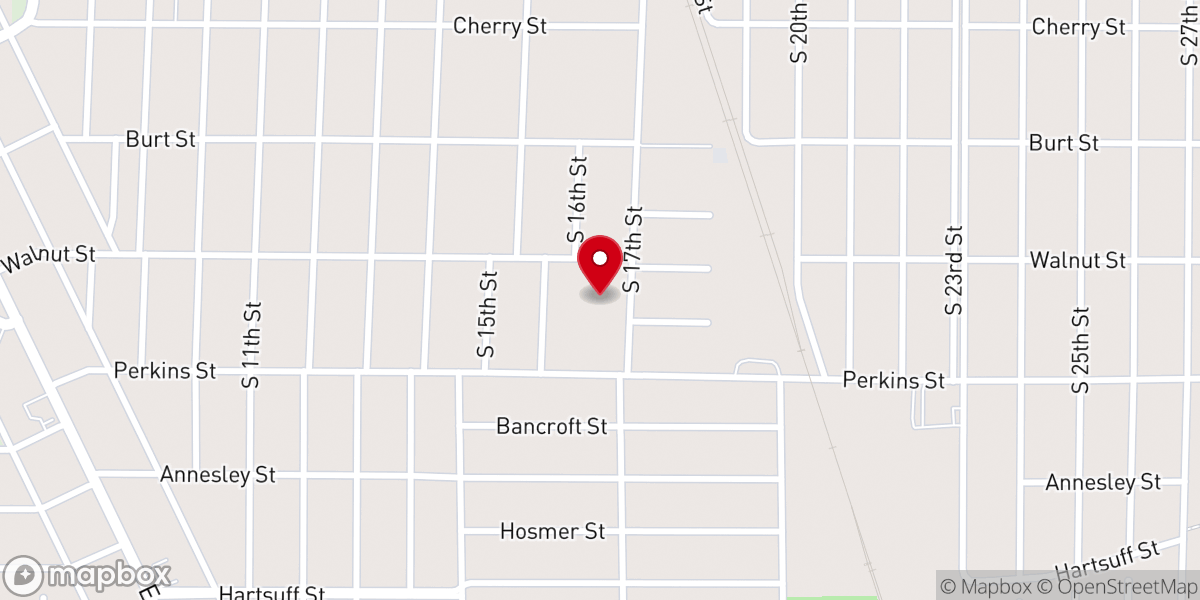 Map showing location of Freedom Church East