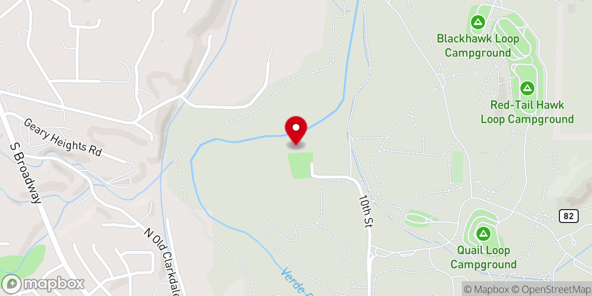 Map showing location of Blazin' M Ranch