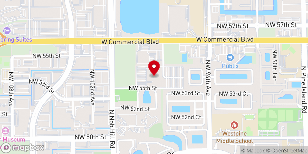Map showing location of The Faith Center