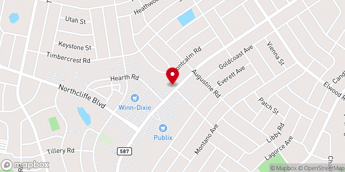 Map showing location of Curaleaf Dispensary Spring Hill