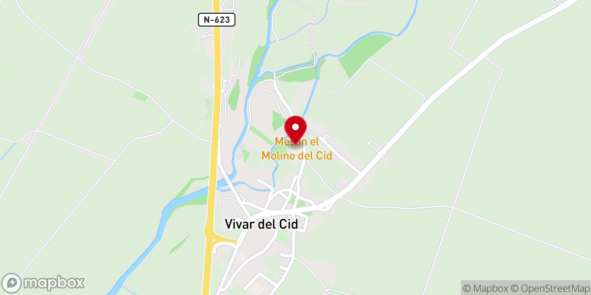 Map showing location of Monasterio de Nuestra Señora del Espino (Clarisas)