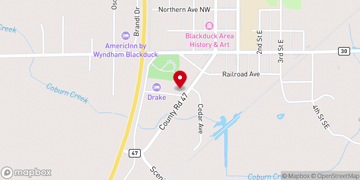 Map showing location of Endless Blessings Ministries