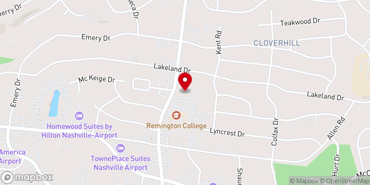 Map showing location of Perry Heights Church of Christ