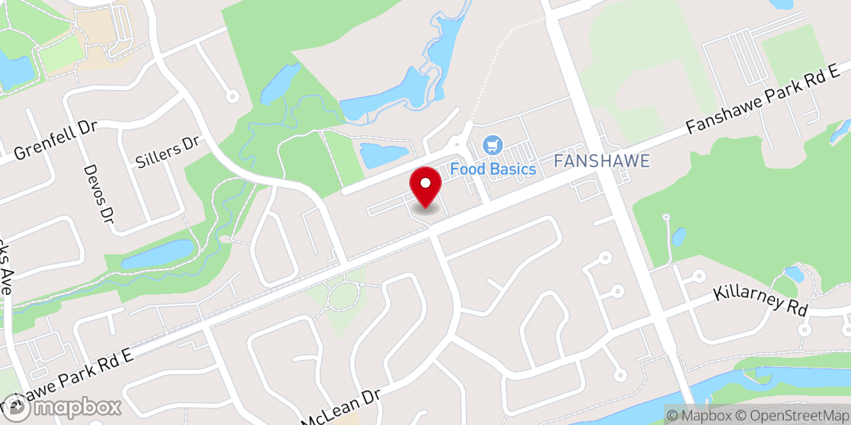 Map showing location of Siloam United Church