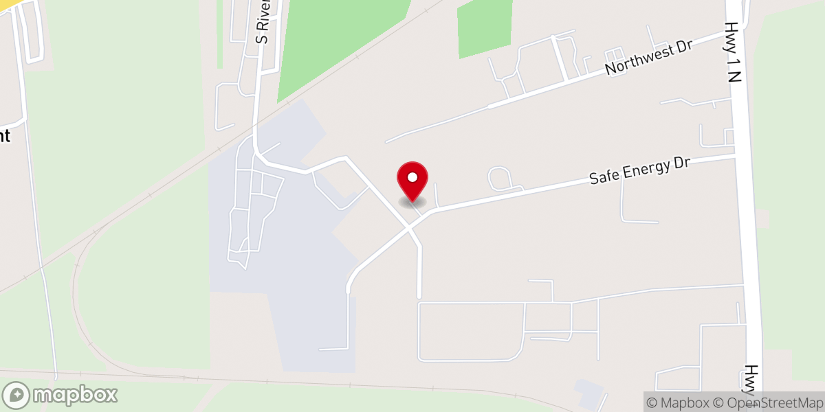 Map showing location of No Limit Towing