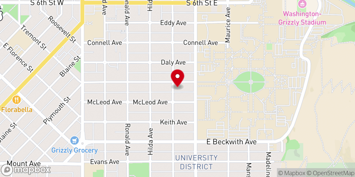 Map showing location of Montana Servant Leadership Inc