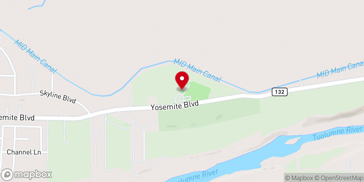 Map showing location of Community Bible Church (Worship Center)