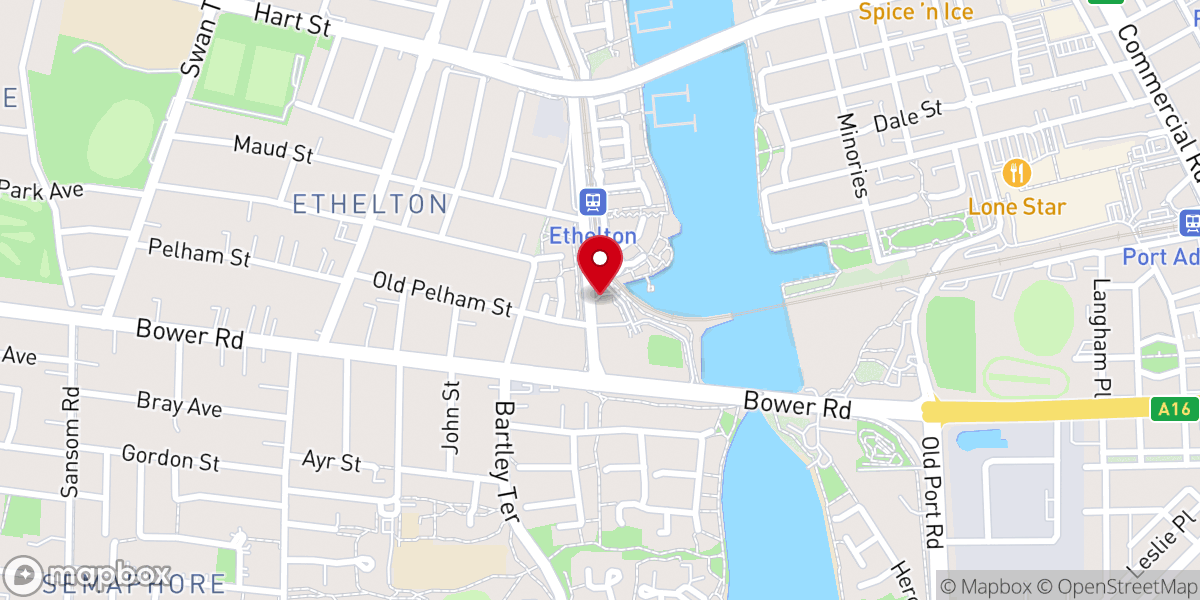 Map showing location of Portlife Church