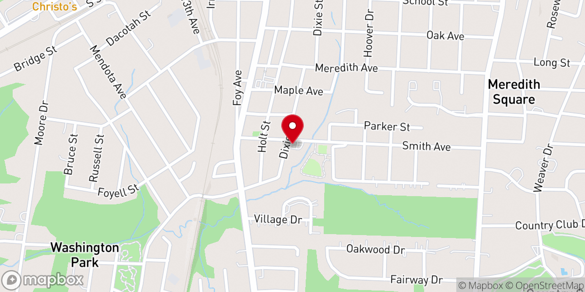 Map showing location of Files Chapel Baptist Church